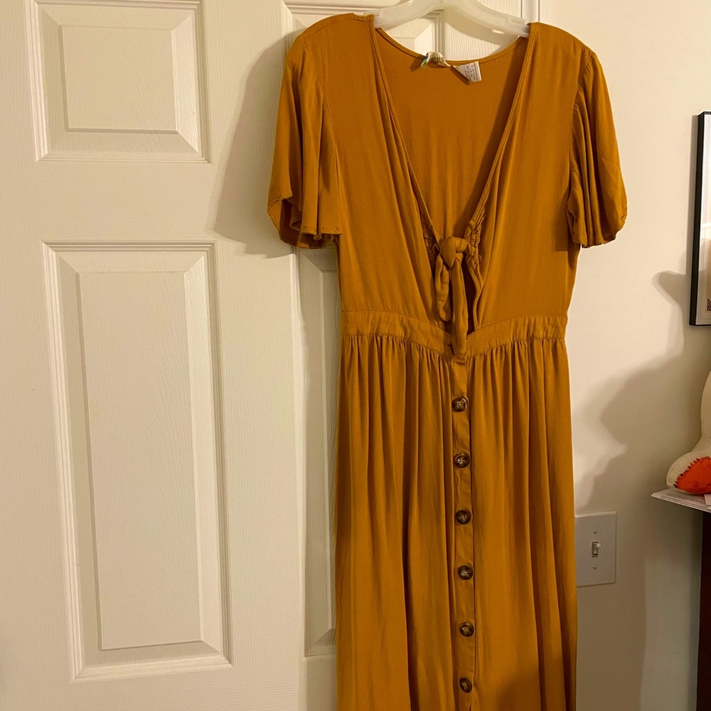 Mustard Sun Dress size M  Mimichica